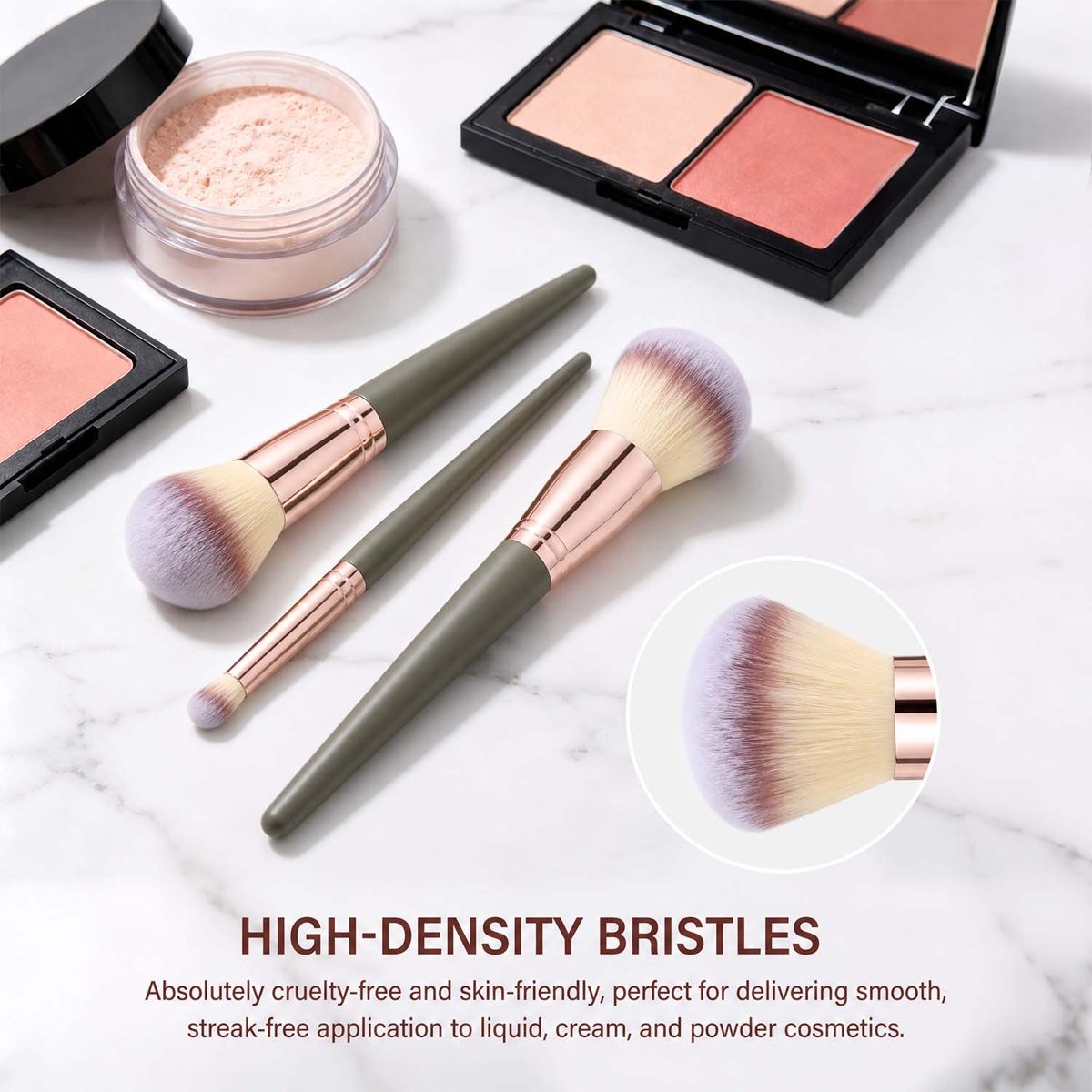 Professional Makeup Brush Set detail 1