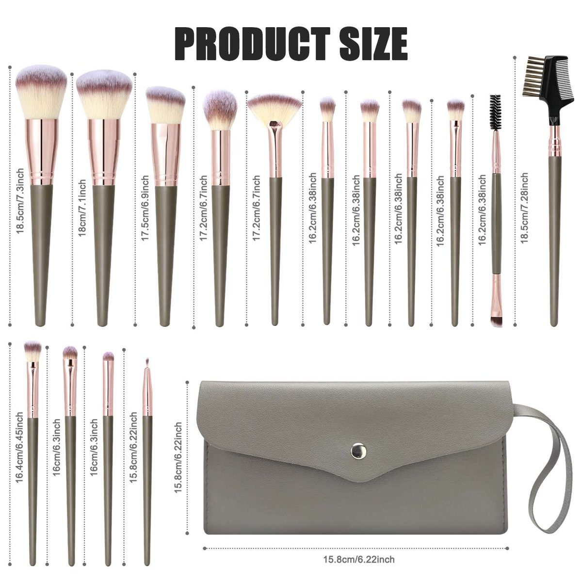Professional Makeup Brush Set detail 4
