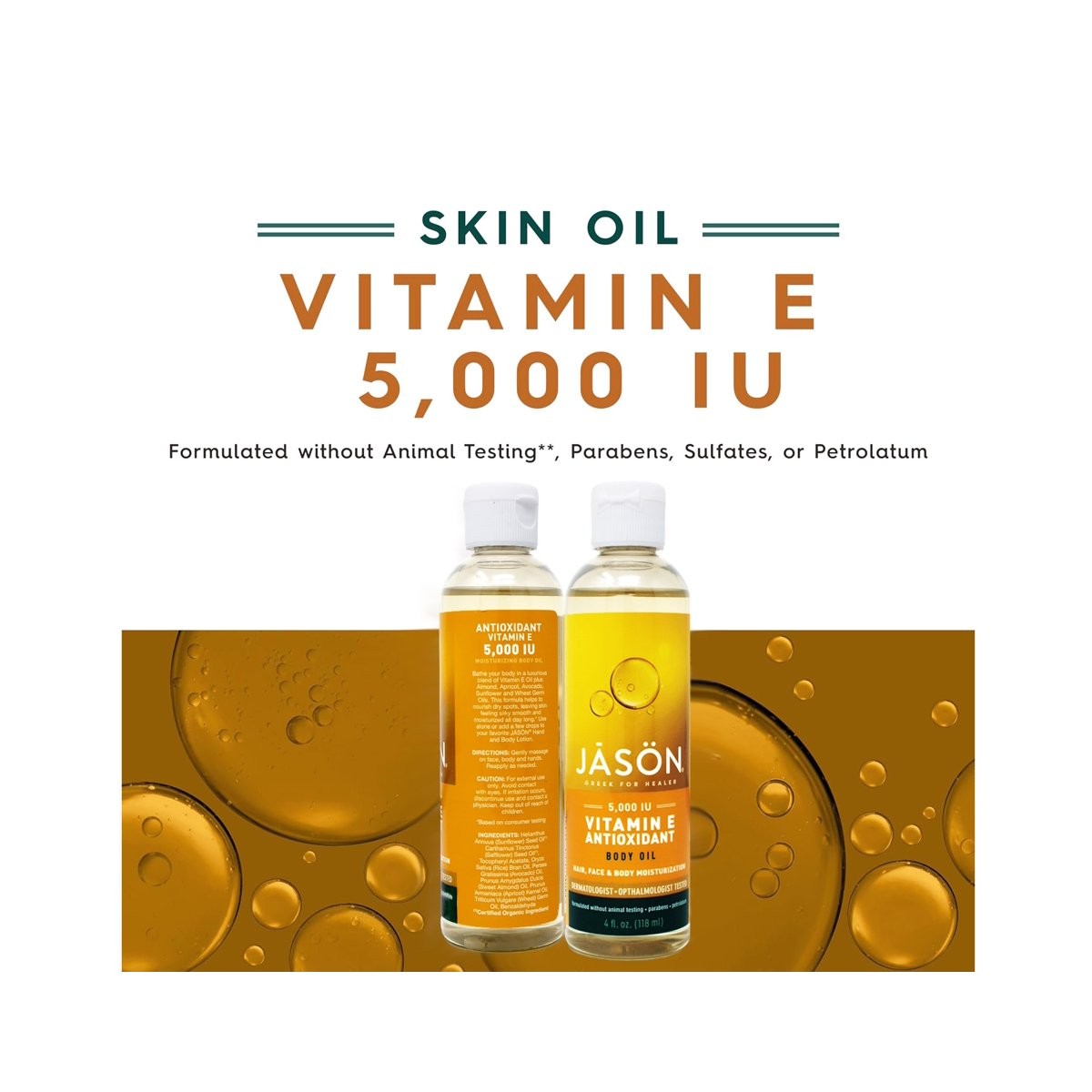 Vitamin E Body Oil detail 3